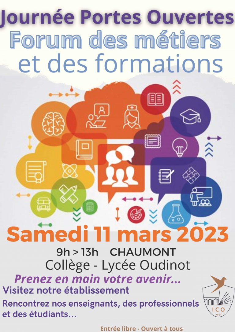 Journée Portes Ouvertes And Forum Des Métiers Et Des Formations Samedi 11 Mars 2023